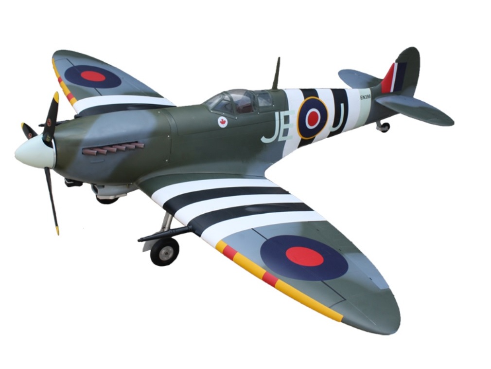 TopRC Model Spitfire V2 Invasion - Full Composite, 35ccm, Spw 2058mm, ARF-Set