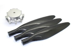 TopRC Model CFK Propeller 22x8 / 22x10 / 22x12 - 3-Blatt