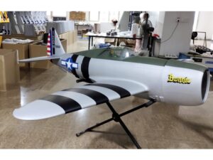 TopRC Model P-47 Thunderbolt Bonnie - Full Composite, 80ccm, Spw 2438mm, ARF-Set