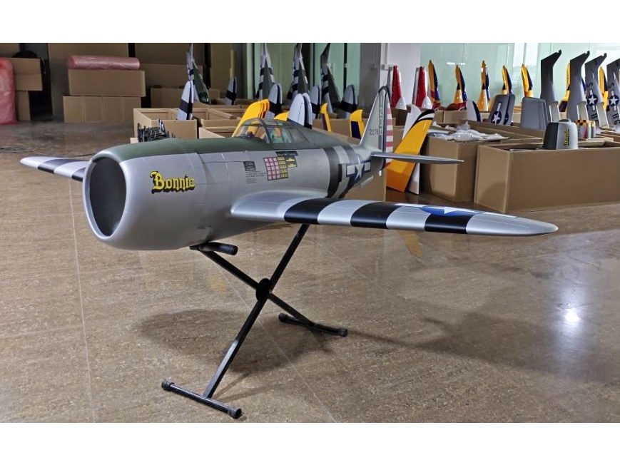 TopRC Model P-47 Thunderbolt Bonnie - Full Composite, 80ccm, Spw 2438mm, ARF-Set – Bild 3