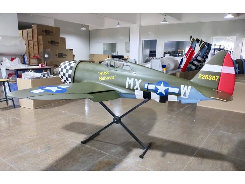 TopRC Model P-47 Thunderbolt Miss Behave - Full Composite, 80ccm, Spw 2438mm, ARF-Set – Bild 3