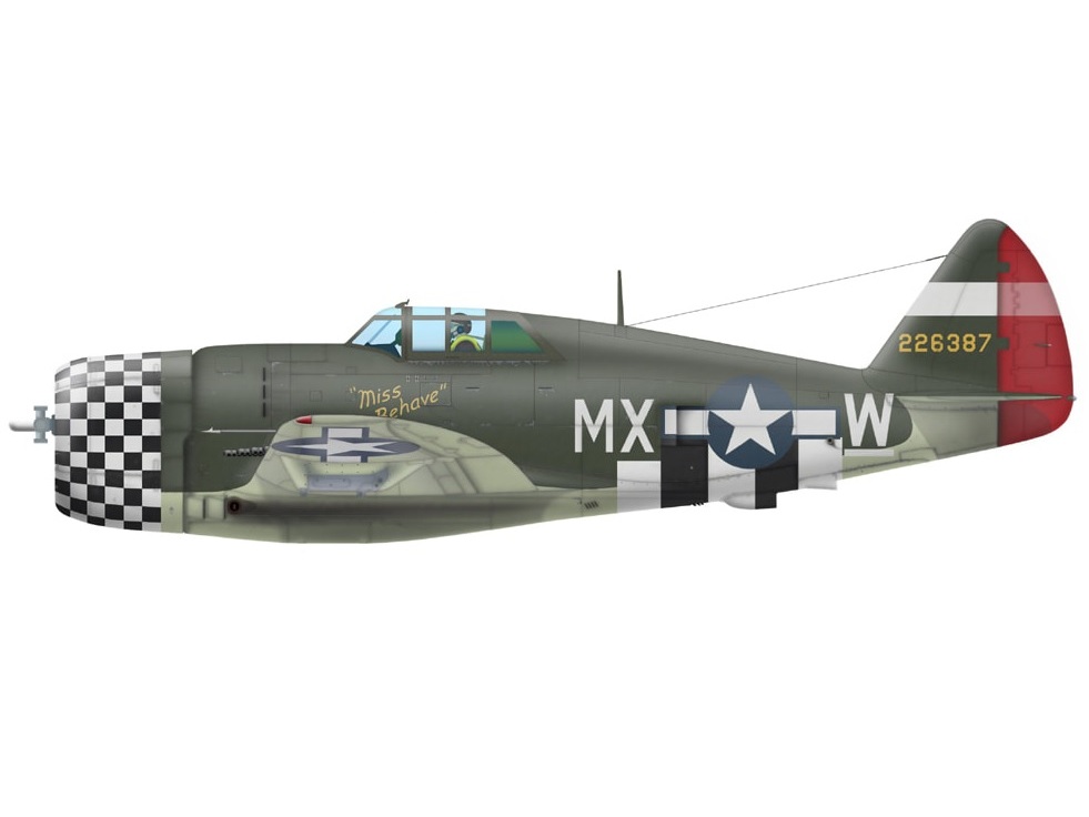 TopRC Model P-47 Thunderbolt Miss Behave - Full Composite, 80ccm, Spw 2438mm, ARF-Set – Bild 4