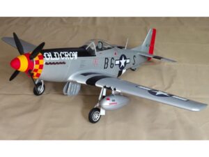 TopRC Model Mustang P-51D Old Crow - Full Composite, 60ccm, Spw 2260mm, ARF-Set