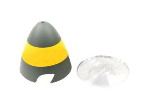 TopRC Model Spinner 2-Blatt - grün/gelb - zu Mustang, Spw 2260mm