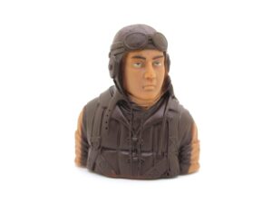 Top RC Model Piloten-Figur - WWII Japanese - 1:5 - ohne Bemalung nur braun