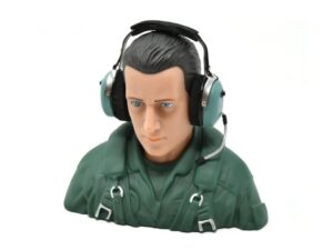 Top RC Model Piloten-Figur - Jet-Pilot mit Head-Set - 1:4