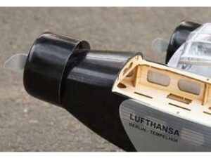 Motorhaube schwarz zu Junkers JU-52, Spw 1630mm, VQ-Models - 1 Stück