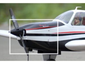 Motorhaube zu Beechcraft Bonanza, Spw 1580mm VQ-Models