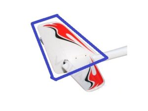 Seitenruder zu FPVraptor EX 2000mm von Volantex