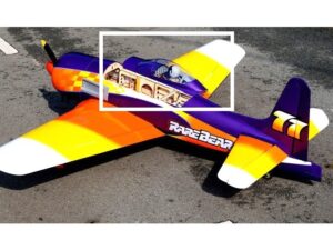 Kabinenhaube zu F8F Rare Bear - 30ccm, Spw 2050mm, VQ-Models - VQA135RB