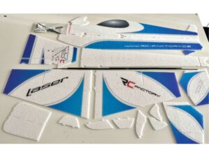 Laser 200 - Mystery Plane, Spw 855mm, KIT-Version aus EPP von RC-Factory