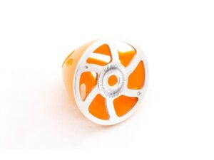 Turbo Spinner mit Alu-Bodenplatte 82mm / 3.25inch - in schwarz - KUZA