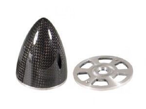 CFK Spinner 52mm / 2inch - mit ALU-Bodenplatte