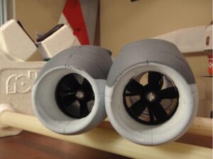 Triebwerks Gondeln ohne Impeller zu Dynam ME-262