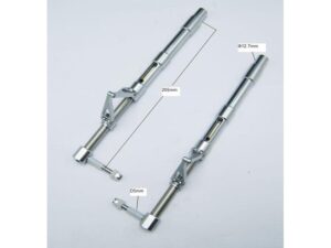 Fahrwerksbeine Alu, gefedert, 2- Bein 205mm, Klasse >120