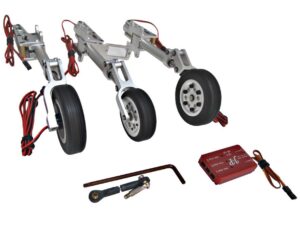 Einziehfahrwerk, 3-Bein, komplett mit Bremse - Modelle 5 - 12kg, JP Hobby