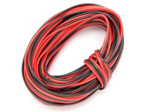hochflexibles Silikonkabel 22AWG - 2 Pin - per Meter