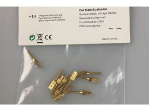 Messing Augenschrauben M2 x L22mm - 10er-Set