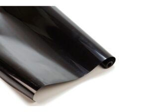 Bügelfolie / Modellbaufolie - SCHWARZ - 60 x 200 cm