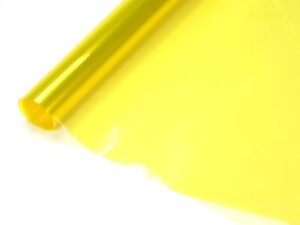 Bügelfolie / Modellbaufolie - GELB transparent, 60x200 cm