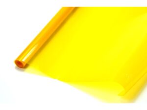 Bügelfolie / Modellbaufolie - Goldgelb transparent, 63x200 cm