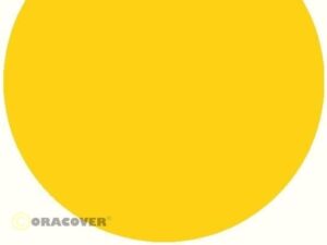 Oracover Bügelfolie / Modellbaufolie, kadmium gelb - 21-033-002 - 60x200cm