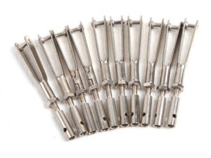 Löthülse mit Gabelkopf M3 - Set a 10 Stück