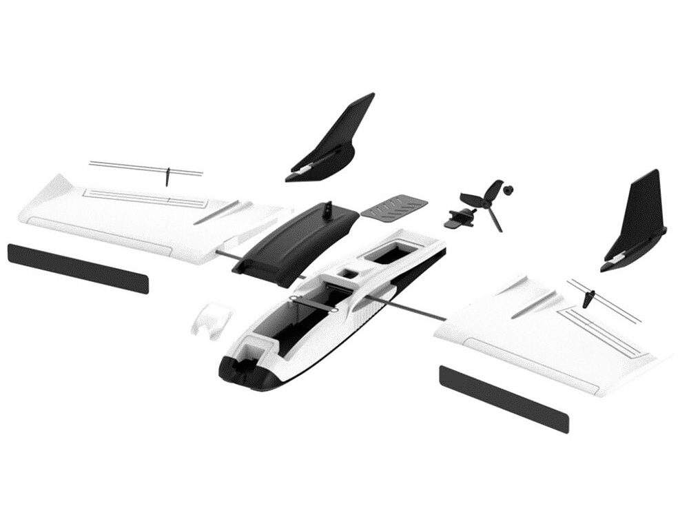 SonicModell – ZOHD Dart 250G – Micro FPV Wing, Spw 570mm