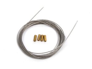 Stahldrahtlitze Drahtseil  0.8mm Durchmesser für Anlenkungen - 3 Meter