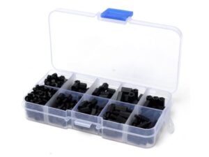 Nylon M3 Platinenschrauben, Muttern, Abstandshalter - 300 Stk.