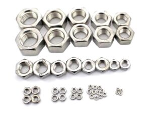 Mutter / Sechskantmuttern - M2 Hexagon aus Edelstahl im 20er-Set