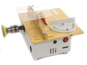 Mini Tischkreissäge / Tischsäge, Polier-/ Bohrmaschine