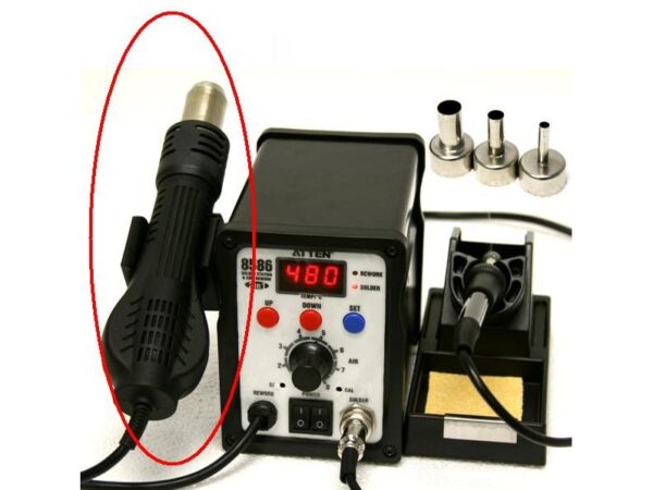 Ersatz-Heissluftföhn zu Kombi Lötstation 750 Watt