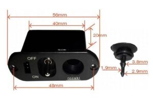 ON/OFF Switch mit Tank- und Ladebuchsen