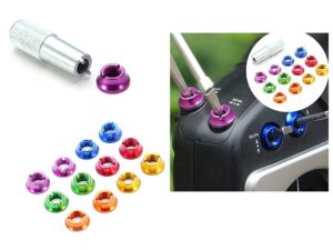 Schraubenschlüssel mit 8 Schalter Muttern M5 - rot - FrSky/Futaba