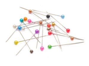 Modellbau-Stecknadeln - ROT - Pins / Stossnadeln - Länge: 38mm - 100er-Set