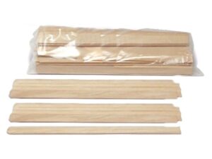 Rührstäbe aus Buchenholz - 250x15x3mm - 10er-Set