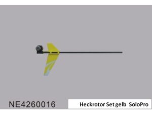 Heckrotor Set zu SoloPro gelb, Nine Eagles NE4260016