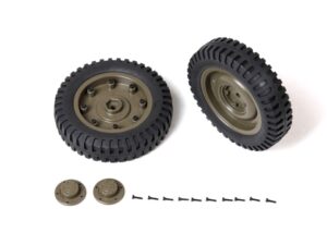 Räder-Set zu Willys Jeep Rochobby 1941 MB Scaler - C1003