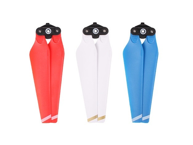 Klapp-Propeller - in rot - zu DJI Mavic Pro Quadrocopter - Replik - 2er-Set