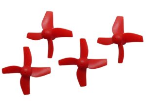 Propeller rot zu Tiny Whoop 10S- FPV-Race Copter - 2x CW, 2x CCW