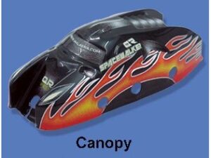 Haube schwarz/orange zu Copter QR Spacewalker Z-02