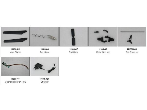 H103-08 Rotor Grip set, Hubsan