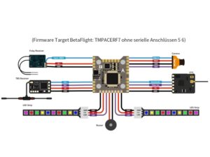 T-Motor Mini Racer F7 Flightcontroller mit OSD - 3-6S