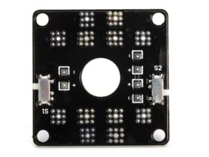 Stromverteiler Board PCB, mit 2 Schaltern, 45x45mm, 3.5gr.