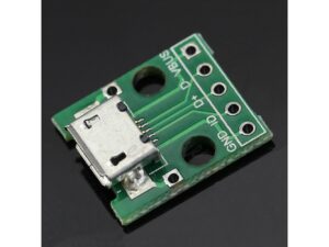 Micro USB-Platine Typ B, 5-Pin - 15.6 x 13.3mm