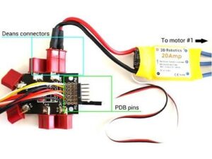 APM 6-Achs - Verbindungsboard PX6 mit T-Plug