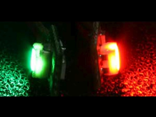 LED Beleuchtung / DELight - LED 1x rot / 1x grün - ultrahell – Bild 2