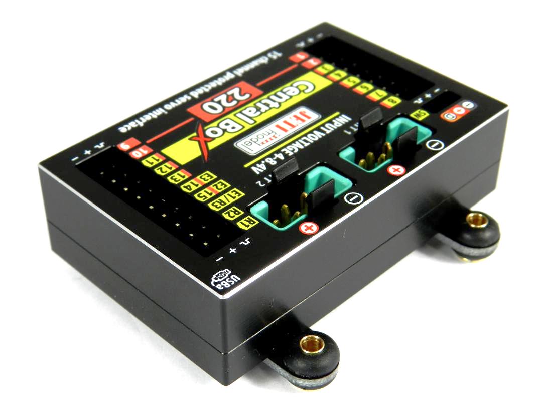 Jeti Akkuweiche Central Box 220 + 2x Rsat2 + RCSW – Bild 4