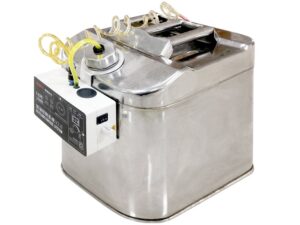 Tankstation aus Chromstahl V2 -15 Liter für Benzin, Diesel und Kerosin, HSD